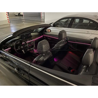 Подсветка салона автомобиля на 18 элементов RGB