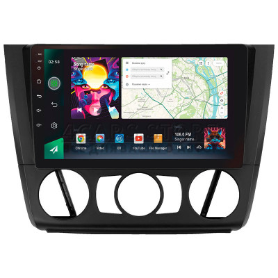 Штатна магнітола SIGMA PRO 9464 ANDROID 10 4+64 Gb 4G DSP BMW 1 E88 E82 E81 E87 2004-2011 (F1) 9" (L2)