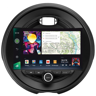 Штатная магнитола SIGMA PRO 9464 ANDROID 10 4+64 Gb 4G DSP BMW Mini 2014-2020 9" (L3)
