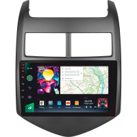 Штатна магнітола SIGMA PRO 9464 ANDROID 10 4+64 Gb 4G DSP Chevrolet Aveo 2 2011-2015 9"