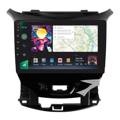 Штатна магнітола SIGMA PRO 9464 ANDROID 10 4+64 Gb 4G DSP Chevrolet Cruze 2 2015-2023 9"