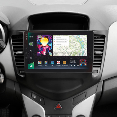 Штатна магнітола SIGMA PRO 9464 ANDROID 10 4+64 Gb 4G DSP Chevrolet Cruze J300 2008-2014 9"