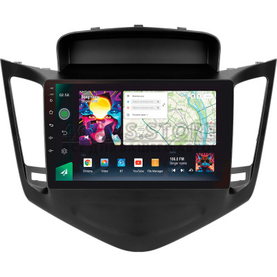 Штатна магнітола SIGMA PRO 9464 ANDROID 10 4+64 Gb 4G DSP Chevrolet Cruze J300 2008-2014 9"