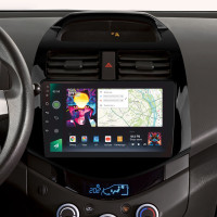 Штатна магнітола SIGMA PRO 9464 ANDROID 10 4+64 Gb 4G DSP Chevrolet Spark M300 2009 - 2016 (F1) 9"