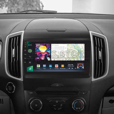 Штатная магнитола SIGMA PRO 9464 ANDROID 10 4+64 Gb 4G DSP Ford Edge 2 2015-2018 (F1) 9"