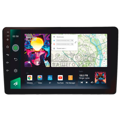 Штатная магнитола SIGMA PRO 9464 ANDROID 10 4+64 Gb 4G DSP Ford Escape 1 2000-2007 9"