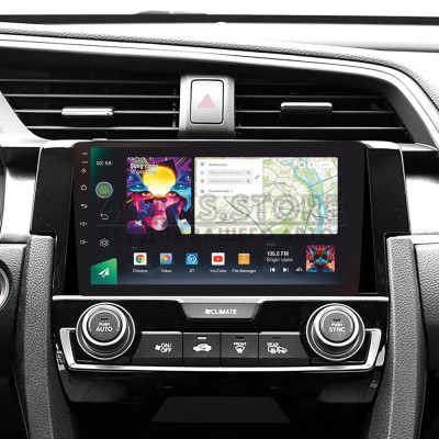 Штатна магнітола SIGMA PRO 9464 ANDROID 10 4+64 Gb 4G DSP Honda Civic 10 FC FK 2015-2020 9"