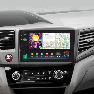 Штатная магнитола SIGMA PRO 9464 ANDROID 10 4+64 Gb 4G DSP Honda Civic 9 FB FK FD 2011-2015 9"