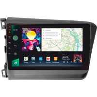 Штатна магнітола SIGMA PRO 9464 ANDROID 10 4+64 Gb 4G DSP Honda Civic 9 FB FK FD 2011-2015 9"
