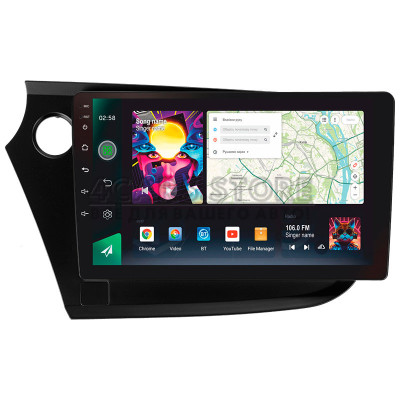 Штатна магнітола SIGMA PRO 9464 ANDROID 10 4+64 Gb 4G DSP Honda Insight 2 LHD 2009-2014 9"