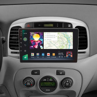 Штатна магнітола SIGMA PRO 9464 ANDROID 10 4+64 Gb 4G DSP Hyundai Accent 3 2006-2011 9"