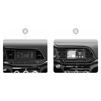 Штатна магнітола SIGMA PRO 9464 ANDROID 10 4+64 Gb 4G DSP Hyundai Elantra 6 2018-2020 (B) 9"