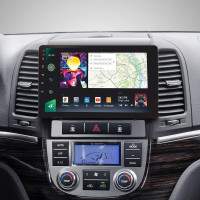 Штатна магнітола SIGMA PRO 9464 ANDROID 10 4+64 Gb 4G DSP Hyundai Santa Fe 2 2006-2012 9"