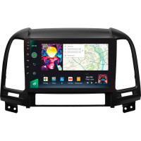 Штатна магнітола SIGMA PRO 9464 ANDROID 10 4+64 Gb 4G DSP Hyundai Santa Fe 2 2006-2012 9"