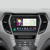 Штатна магнітола SIGMA PRO 9464 ANDROID 10 4+64 Gb 4G DSP Hyundai Santa Fe 3 2013-2016 (C) 9" (L1)