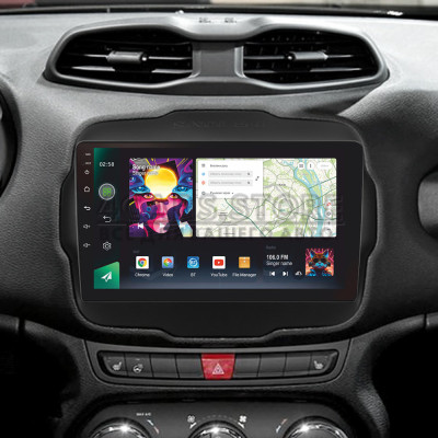 Штатная магнитола SIGMA PRO 9464 ANDROID 10 4+64 Gb 4G DSP Jeep Renegade 2014-2018 9"
