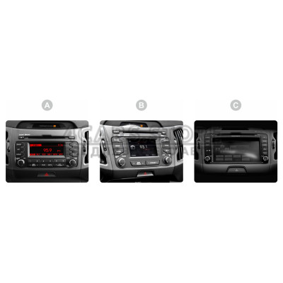 Штатна магнітола SIGMA PRO 9464 ANDROID 10 4+64 Gb 4G DSP Kia Sportage 3 SL 2010-2016 (A) 9"