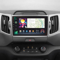 Штатна магнітола SIGMA PRO 9464 ANDROID 10 4+64 Gb 4G DSP Kia Sportage 3 SL 2010-2016 (C) 9"