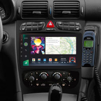 Штатная магнитола SIGMA PRO 9464 ANDROID 10 4+64 Gb 4G DSP Mercedes Benz C Class S203 CL203 W203 (F1) 2000-2004 9" (L1)