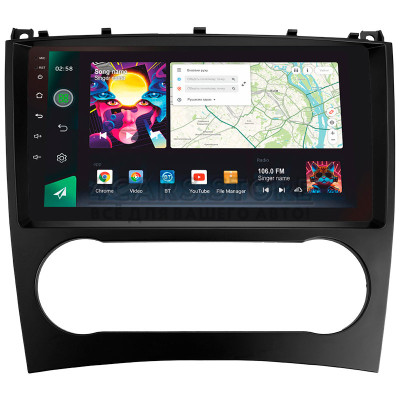 Штатная магнитола SIGMA PRO 9464 ANDROID 10 4+64 Gb 4G DSP Mercedes Benz C-Class W203 CL203 C209 A209 2004-2011 9"