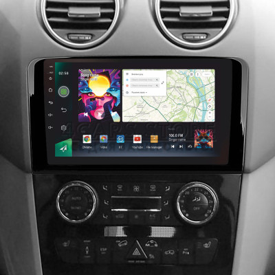 Штатная магнитола SIGMA PRO 9464 ANDROID 10 4+64 Gb 4G DSP Мерседес Benz ML GL ML350 GL320 X164 2005-2009 (F1) 9"