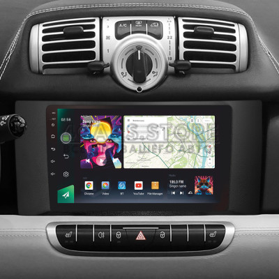 Штатная магнитола SIGMA PRO 9464 ANDROID 10 4+64 Gb 4G DSP Mercedes Benz Smart Fortwo 2 2010-2015 (F1) 9"
