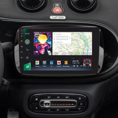 Штатная магнитола SIGMA PRO 9464 ANDROID 10 4+64 Gb 4G DSP Mercedes Benz Smart Fortwo 3 C453 A453 W453 2014-2020 9" (L1)