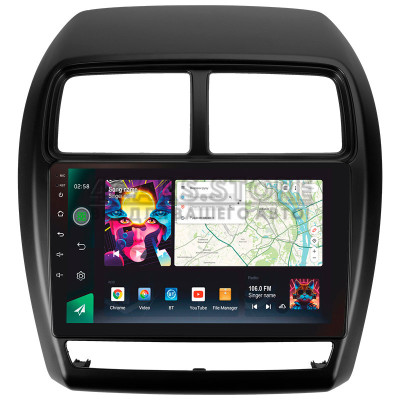 Штатна магнітола SIGMA PRO 9464 ANDROID 10 4+64 Gb 4G DSP Mitsubishi ASX 1 (Left hand drive) 2016-2023 (A) 9"