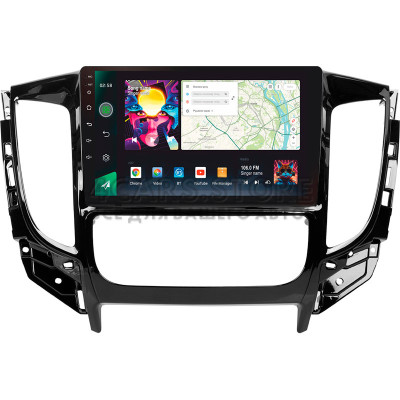 Штатна магнітола SIGMA PRO 9464 ANDROID 10 4+64 Gb 4G DSP Mitsubishi L200 5 (F1) (Manual air conditioning) 2015-2019 9"