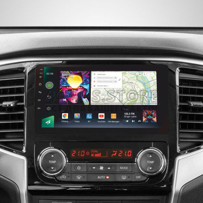 Штатна магнітола SIGMA PRO 9464 ANDROID 10 4+64 Gb 4G DSP Mitsubishi L200 5 2018-2020 (F1) 9"