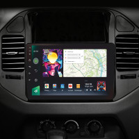 Штатна магнітола SIGMA PRO 9464 ANDROID 10 4+64 Gb 4G DSP Mitsubishi Pajero 3 V70 V60 1999-2006 (brown) 9"