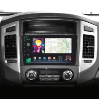 Штатна магнітола SIGMA PRO 9464 ANDROID 10 4+64 Gb 4G DSP Mitsubishi Pajero 4 V80 V90 2006-2024 9"