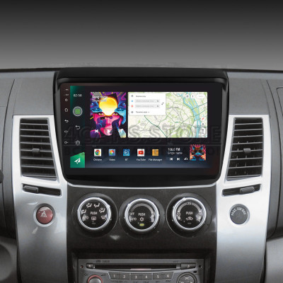 Штатна магнітола SIGMA PRO 9464 ANDROID 10 4+64 Gb 4G DSP Mitsubishi Pajero Sport 2 L200 Triton 2008-2016 (CAN BUS) 9" (L1)