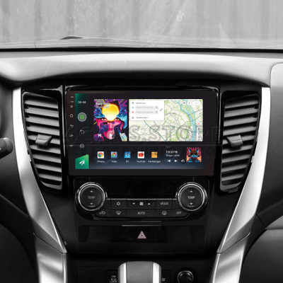 Штатна магнітола SIGMA PRO 9464 ANDROID 10 4+64 Gb 4G DSP Mitsubishi Pajero Sport 3 2016-2018 9"