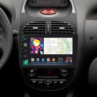 Штатная магнитола SIGMA PRO 9464 ANDROID 10 4+64 Gb 4G DSP Peugeot 206 1998-2012 9" (L1)