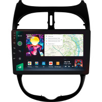 Штатная магнитола SIGMA PRO 9464 ANDROID 10 4+64 Gb 4G DSP Peugeot 206 1998-2012 9" (L1)