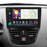 Штатная магнитола SIGMA PRO 9464 ANDROID 10 4+64 Gb 4G DSP Peugeot 207 2006-2015 9"