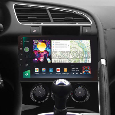 Штатная магнитола SIGMA PRO 9464 ANDROID 10 4+64 Gb 4G DSP Peugeot 3008 1 2009-2016 (F1) 9"