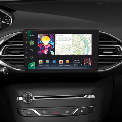 Штатная магнитола SIGMA PRO 9464 ANDROID 10 4+64 Gb 4G DSP Peugeot 308 T9 308S 2013-2017 9"