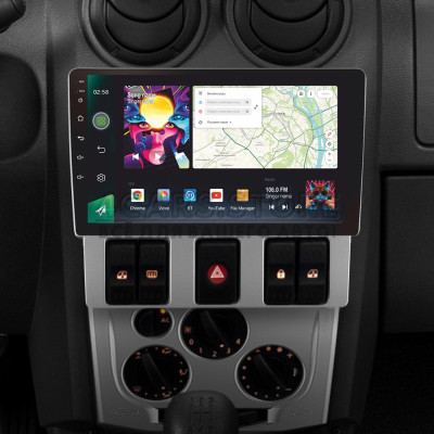 Штатная магнитола SIGMA PRO 9464 ANDROID 10 4+64 Gb 4G DSP Renault Logan 1 2004-2009 9"