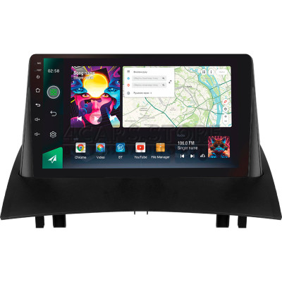 Штатная магнитола SIGMA PRO 9464 ANDROID 10 4+64 Gb 4G DSP Renault Megane 2 2002-2009 9"