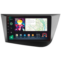 Штатна магнітола SIGMA PRO 9464 ANDROID 10 4+64 Gb 4G DSP Seat Leon 2 2005-2012 (F2) 9"