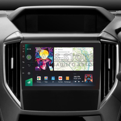Штатна магнітола SIGMA PRO 9464 ANDROID 10 4+64 Gb 4G DSP Subaru Forester 5 2018-2023 9"