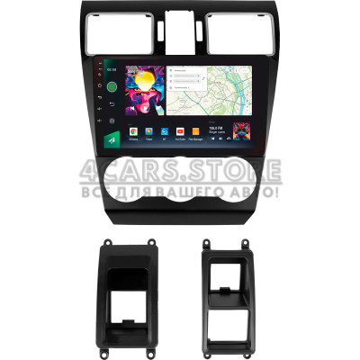 Штатна магнітола SIGMA PRO 9464 ANDROID 10 4+64 Gb 4G DSP Subaru Forester SJ 2015-2018 9"