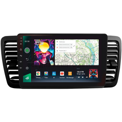 Штатна магнітола SIGMA PRO 9464 ANDROID 10 4+64 Gb 4G DSP Subaru Outback 3 Legacy 4 2003-2009 9"