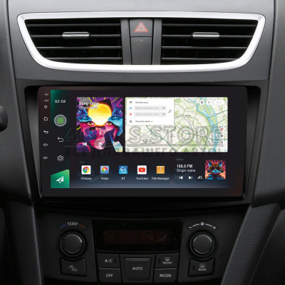 Штатная магнитола SIGMA PRO 9464 ANDROID 10 4+64 Gb 4G DSP Suzuki Swift 4 2011-2017 9"
