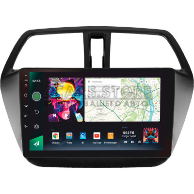 Штатная магнитола SIGMA PRO 9464 ANDROID 10 4+64 Gb 4G DSP Suzuki SX4 2 S-Cross 2012-2016 9"