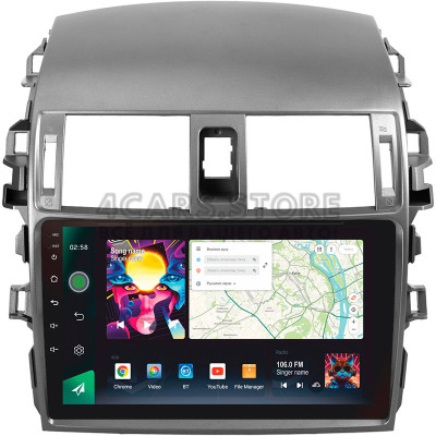 Штатная магнитола SIGMA PRO 9464 ANDROID 10 4+64 Gb 4G DSP Toyota Corolla 10 E140 E150 2006-2013 (A) 9"
