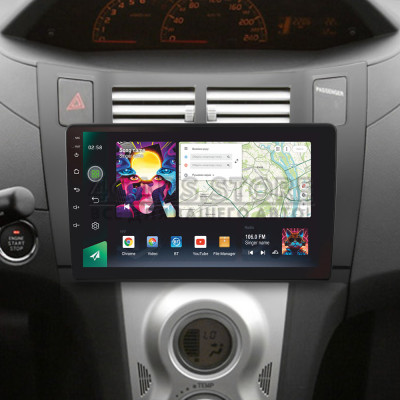 Штатна магнітола SIGMA PRO 9464 ANDROID 10 4+64 Gb 4G DSP Toyota Yaris XP90 2005-2012 (F1) 9"