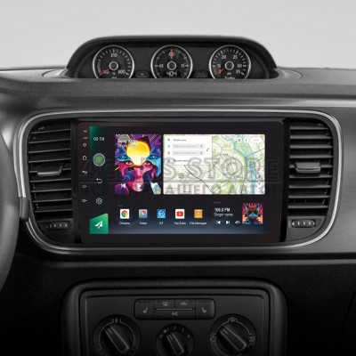 Штатна магнітола SIGMA PRO 9464 ANDROID 10 4+64 Gb 4G DSP Volkswagen Beetle A5 2011-2019 9"